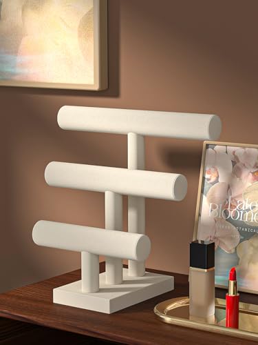 Bracelet Holder Stand,Bracelet Organizer Display for Selling,Bangle Organizer for Women,Watch Storage Holder for Men,Jewelry Business Supplies (Style 2 （Beige 3 Tier ）) - style: Style 2 （Beige 3 Tier ）