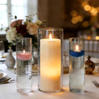 Brajttt Glass Cylinder Vase,10 Pack Glass Flower Vases,Hurricane Floating Candle Vases for Centerpieces Tables,Tall Cylinder Clear Vase for Centerpieces Wedding Party Home Décor