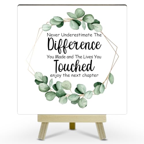 Office Decor for Women, Cute Desk Accessories, Never Underestimate The Difference You Made Inspirational Desk Decor, Funny Office Gifts for Coworkers, Boho Office Cubicle Decor (MP05) - color: MP05