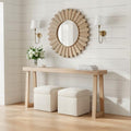 Plank+Beam Solid Wood Console Table, 66 Inch, Sofa Table, Narrow Entryway Table for Hallway, Behind The Couch, Living Room, Foyer, Easy Assembly, Blonde - color: Blonde, size: 66" Console Table
