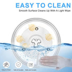 SDTC Tech 10.6" Microwave Glass Plate, Turntable Plate Glass Tray Replacement Compatible with GE, Panasonic, Toshiba, Galanz, Farberware