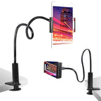 Selfdee Tablet Stand Holder for Bed, Gooseneck Adjustable Flexible Long Arm Tablets Mount Clamp Cell Phone Holder,Lazy Tablets Phone Stand,Compatible with 4-10 Inches Device