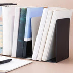 Book End L-Shaped Bookends Book Holders Shelf Bookends Support Rack Book Stoppers Decorative Bookends for Office