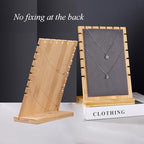 Necklace Display Stands for Selling Necklace Holder Necklace Display Storage Jewelry Display Storage Set 3PCS (Gray) - color: Gray
