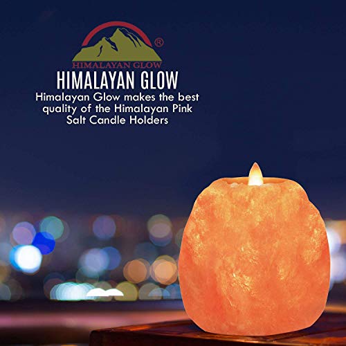 Himalayan Glow Candle Holders, Himalayan Salt Tea Light Candle Holders - 6 Pack - size: Pack of 6s