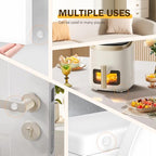 320 Pcs Cabinet Door Bumpers, 1/2" Diameter Self Adhesive Clear Cupboard Door Drawer Bumpers for Kitchen Cabinets Cutting Boards Picture Frames - size: 320-clear