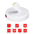 Battery Operated LED Spotlight, Picture Spot Lights, Indoor Uplighting, Puck Lights with Remote, Plants Tree Spotlight, Accent Light for Paintings Dartboard Portrait Frame-White - color: White