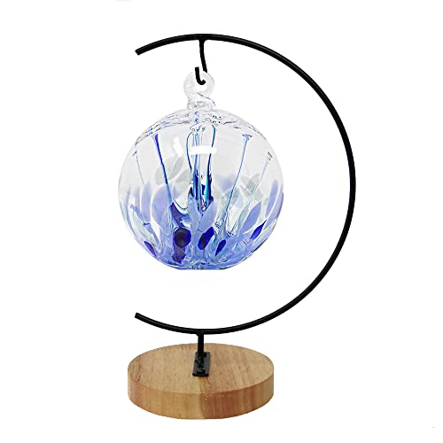 Ornament Display Stand Holder Iron Hanger for Chrismas Hanging Glass Globes (C Shape 1 Pcs)