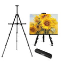 AROIC 17-66 Inch Art Easel Stand, Sturdy Aluminum Tripod for Table Top & Floor Painting - Portable Adjustable Display Easel for Canvases with 1 Storage Bag | Studio, Hobby & Professional Artist Easels - style: 1P