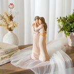 Storieme Sentimental Gifts for Mom from Daughter: Mother Daughter Hugging Resin Figurines Sculpture - Mom's Gift for Birthday Mother's Day Christmas Home Decor - style: Hugging
