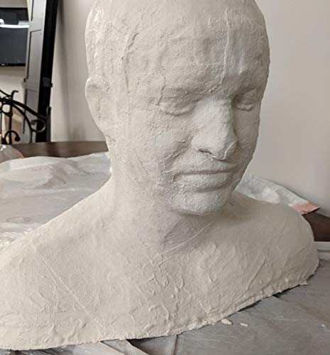 6 Pack White Plaster Cloth Gauze Bandages Rolls for Art Project, Belly Cast, Mask Making, Sculptures, Body Casts, Craft Projects, Scenery Construction - Each Roll 4 inch x 15 feet (Total 90ft Long) - size: 6 Pack (90ft)