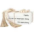 Decorative Books for Home Decor, White Faux Books for Decoration, Rustic Farmhouse Stacked Display Books (Family) - style: Family