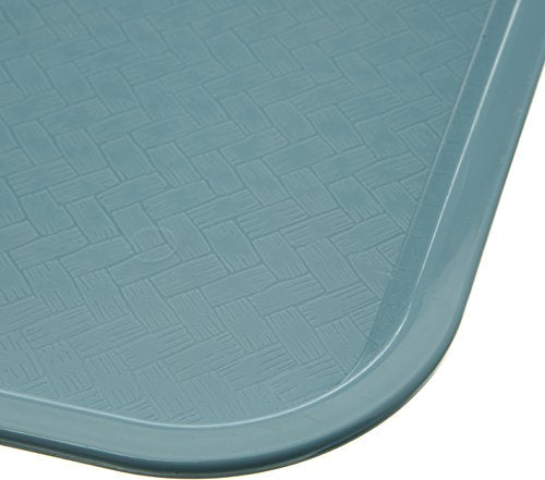 Carlisle FoodService Products Cafe Plastic Fast Food Tray, 12" x 16", Slate - color: Slate