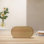 2PCS Bamboo Bathroom Trays - Suitable for The Bathroom,Kitchen,Breakfast Tray and Decorative Tray (7.68 in * 3.74 in) - size: 7.68 in * 3.74 in