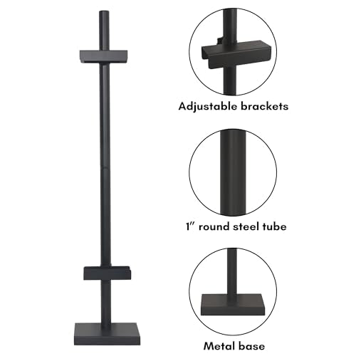 Americanflat Adjustable Tabletop Easel Stand for Picture Frames up to 28" - Ideal Picture Frame Stand to Display Art, Signs, or Photos - Use Easel Stands for Home or Events - Black - size: 28 inch, style: Tabletop Frame Stand