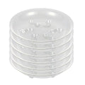 6 Pack Heavy Duty Clear Plastic Plant Saucer Sturdy Pot Tray Plant Drip Trays Drip Trays for pots,Plant Water Catcher Tray,Plant Pot Saucers (8 INCH) - size: 8 INCH