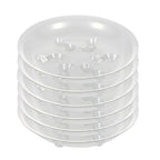 6 Pack Heavy Duty Clear Plastic Plant Saucer Sturdy Pot Tray Plant Drip Trays Drip Trays for pots,Plant Water Catcher Tray,Plant Pot Saucers (8 INCH) - size: 8 INCH
