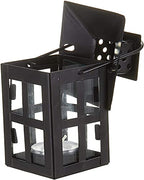 Kate Aspen Luminous Black Mini-Lantern Tea Light Holder