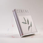 Acrylic Book Stand, Book Display Holder 8.5 x 11, Clear Acrylic Display Easel Transparent Display Stand Holder Tablet Holder for Album, CD, Magazine, Picture, Plate, Artworks, Phone, (2-PACK) - size: 2-Pack (8.5" x 11")