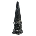 Luxurious Marble Obelisk – Hand Carved, Polished Modern Stone Obelisk – Durable & Functional Living Room Decor - Multipurpose Home Interiors Decor - One-of-a-Kind Decorative Objects