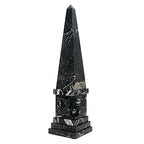 Luxurious Marble Obelisk – Hand Carved, Polished Modern Stone Obelisk – Durable & Functional Living Room Decor - Multipurpose Home Interiors Decor - One-of-a-Kind Decorative Objects