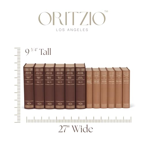 Oversized Set of 12 Faux Vintage Books with Hidden Storage, Library Decor, Fake Old Fashion Books, Old Money Aesthetic, Library Bookshelf Accessories