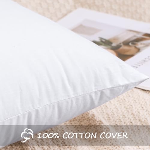Artscope 14x36 Pillow Insert, Synthetic Down Lumbar Pillow Insert for Bed, Ultra Soft Decorative Long Throw Pillow Inserts for Living Room Couch Bed Sofa-White - size: 14x36 Inch (Pack of 1)