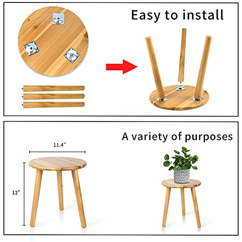 Plant Stand stool for Plant Small Plants Stand - Plant Table Mid Century Plant Stands