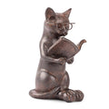 Young's Inc. Cat Figurine - Cute Cat Statue - Whimsical Cat Decor for Cat Lovers - Cat Collectibles and Meditation Decor - Cat with Eye Glasses - 4'' L X 3'' W X 5'' H - style: Sitting Up