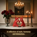 Devil Hands Gothic Resin Statue – Romantic & Alternative Unique Gift for Halloween or Valentine’s Day, Dark Home Decor – Design Patent Pending