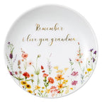 Crisky Jewelry Ring Dish for Grandma Birthday Gifts Thinking of You Gift for Grandmother New Fist Time, Personalized Christmas Valentine's Gift Ideas from Grandson Granddaughter (I Love You Grandma) - style: Grandma I Love You
