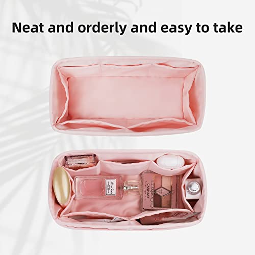 DGAZ Silk Purse Organizer Insert For Hermes Kelly Danse 22 bag，Silky Smooth Bag Organizer，Luxury Handbag & Tote Shaper（Pink，22） - color: Pink