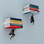 Artori Design Floating Bookshelf for Kids, Invisible Metal Book Shelf, Wall Decore Book Lovers Bookshelf (Wondershelf+Supershelf) - size: Wondershelf + Supershelf