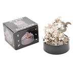 PowerTRC Magnetic Desktop Sculpture (Moons and Stars) | Mini Magnetic Art Decoration for Desktop | Fun Stress Relief Office Gift (2 Packs) - style: 2 Sets