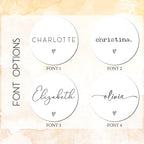 Personalized Ring Dish with Name, Custom Jewelry Tray Gift for Women, Bridesmaids, Mom, Grandma, or Best Friends (1-Name)