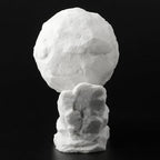 Veronese Design 8 1/8 Inch Sisyphus Pushing The Eternal Boulder Resin Statue Marble White Finish Home Decor Sculpture Greek and Roman Collectible - color: Marble White Finish