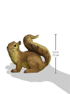 Design Toscano Scamper the Woodland Squirrel Outdoor Garden Statue, 7 Inch Tall, Cast Stone Resin, Brown Finish - style: Scamper