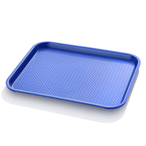 New Star Foodservice Fast Food Tray, Set of 12 (Blue, 14 by 18-Inch) - color: Blue, size: 14 by 18-Inch