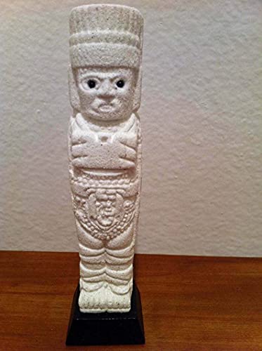 Handmade Aztec Toltec Atlantean Warrior Modern Art Statue (Small)
