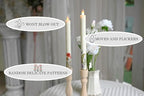 Flameless Taper Candles Flickering with Remote and Timer, 3D Moving Flame Taper Candle Battery Operated to 400 Hours, 9 Inch Window Candles, (Wild Flower) - color: Wild Flower