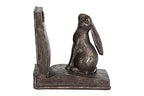 Creative Co-Op Bunny Rabbit Bookends, Set of 2, Bronze Finish - color: Bronze Finish