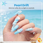 Beetles 3D Gel Nail Art with 3D Mold-Pearl White Solid Builder Nail Gel,5 in 1 Non-Sticky Sculpting with Dual-Ended Sculpture Pen, Beginner Friendly DIY at Home,UV LED Lamp Needed,Pearl Drift - color: Pearl White