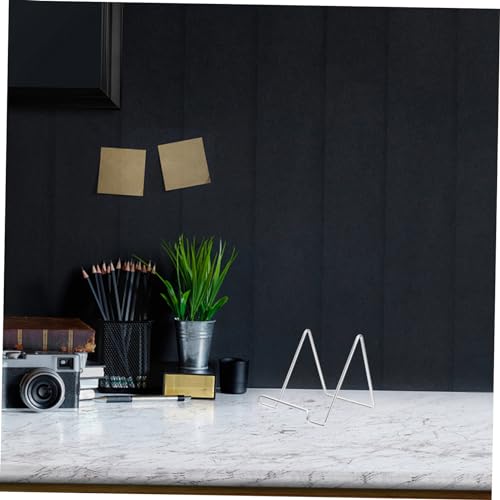 Alipis 2pcs Metal Display Stand for Photo Frames Magazines Home Decor Modern Minimalist Tabletop Ornament Metal Craftsmanship for Office Living Room Display