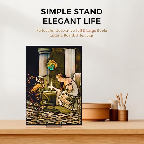 TR-LIFE 14 Inch Black Metal Plate Stand (3 Pack) - Heavy Duty Display Easel Holder for Large Picture Frames, Plates and Signs - size: 14 Inch