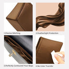 DGAZ Silk Purse Organizer Insert Fits Hermes Kelly Elan Bags，Silky Smooth Bag Organizer，Luxury Handbag & Tote Shaper(Gold) - color: Gold