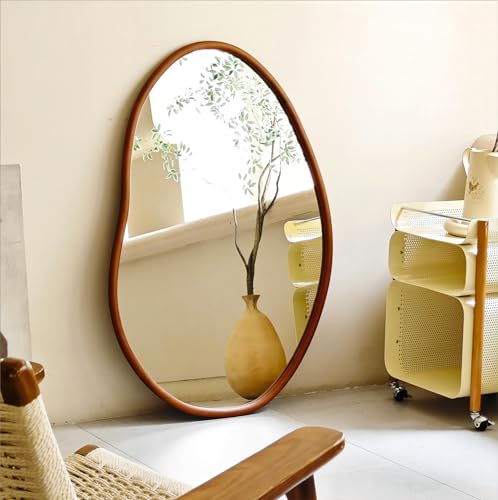 Irregular Wall Mirror Decorative Asymmetrical Mirror Abstract 43x30 inch - size: 43"L x 30"W