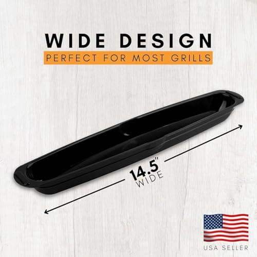2 Pack George Foreman Grill Oil Grease Catcher Drip Tray Pan Replacement part - 14.5"