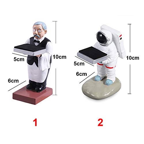 Cute Resin Watch Display Stand, Housekeeper/Astronaut Resin Figurine Jewelry Watch Organizer, Eyeglass Bracelet WristWatch Display Holder for Office Desktop Home Store Decoration(SIZE:Old Housekeeper) - size: Old Housekeeper