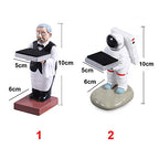 Cute Resin Watch Display Stand, Housekeeper/Astronaut Resin Figurine Jewelry Watch Organizer, Eyeglass Bracelet WristWatch Display Holder for Office Desktop Home Store Decoration(SIZE:Old Housekeeper) - size: Old Housekeeper