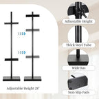 Adjustable Tabletop Stand for Frames, Stand Table Easels for Display Up to 28" H, Metal Picture Frame Holder Stands for Photo Picture Frame Artwork(Black)
